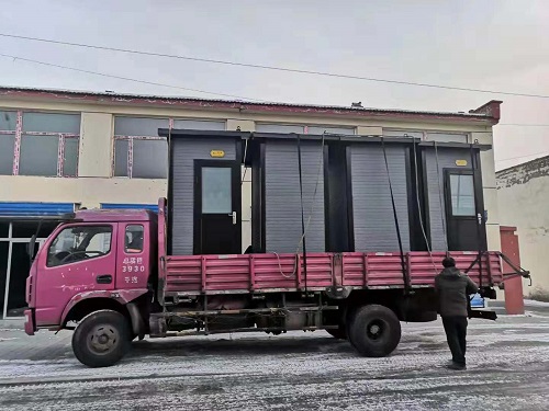 盘锦10台定制款单位移动卫生间发往岱海滑雪场